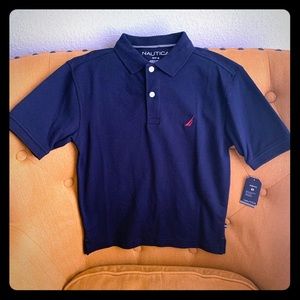 Nautica - Boys Short Sleeve Polo Shirt - Navy